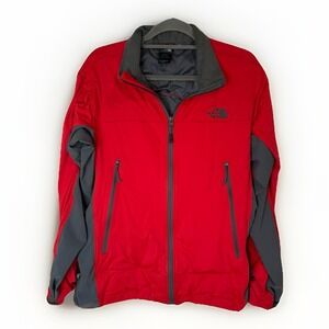 The North Face Men's Red Softshell Jacket Mens Large Windproof Outdoor Gorpcore